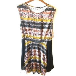 NWT RACHEL Rachel Roy snake print dress